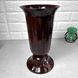 Универсальная напольная пластиковая ваза 29см коричневого цвета Флора Алеана