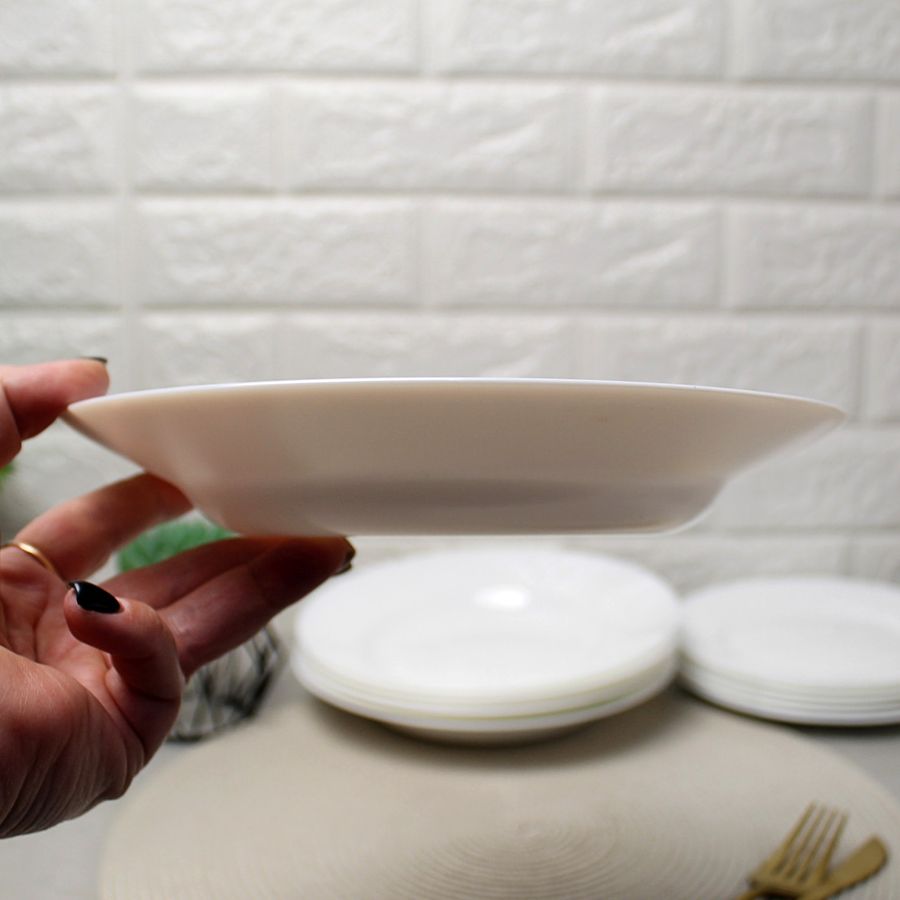 Белая классическая суповая тарелка Luminarc Everyday 220 мм (G0563) Luminarc