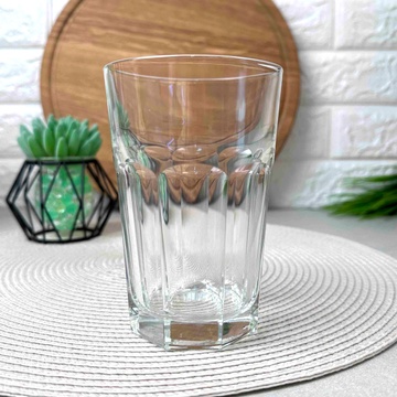 Высокий стакан с гранями 420мл Касабланка Uniglass Marocco UniGlass