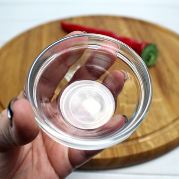 Соусник круглий скляний маленький Luminarc Зручне зберігання 7 см (P8607) Pasabahce