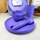 Набір пластикового посуду для пікніка на 4 персони 25 предметів Фіолетовий