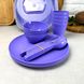 Набор пластиковой посуды для пикника на 4 персоны 25 предметов Фиолетовый