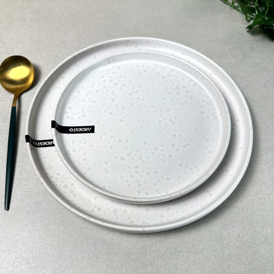 Десертная тарелка с высоким бортиком 20.5 см Крем ARDESTO Trento Ardesto