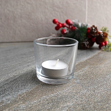 Скляний підсвічник під свічку-таблетку Pasabahce Аланія (54119 / sl) Pasabahce