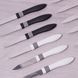 Набір ножів для очищення 12 шт з нержавіючої сталі з пластиковими ручками Kamille