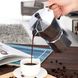 Большая гейзерная кофеварка 240 мл из алюминия