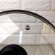 Скляна кришка з отвором для пари 28 см для кухонного посуду