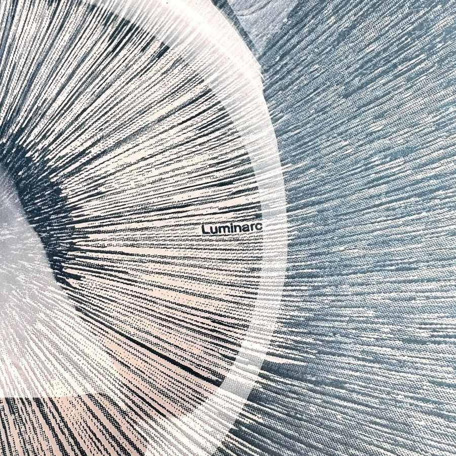 Скляна супова тарілка Хвилястий бортик Синя Artasym Starmarble Cadet Luminarc Luminarc