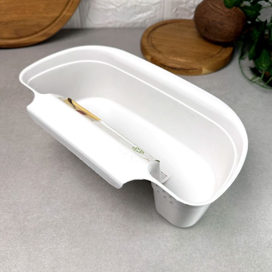 Підвісний органайзер для кухонного сміття 2.2 л Білий ММ-Пласт