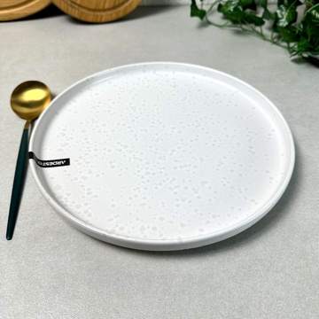 Обеденная тарелка 26.5 смс высоким бортиком Крем ARDESTO Trento Ardesto