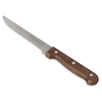 Нож кухонный для костей из нержавеющей стали с деревянной ручкой Kamille Kamille