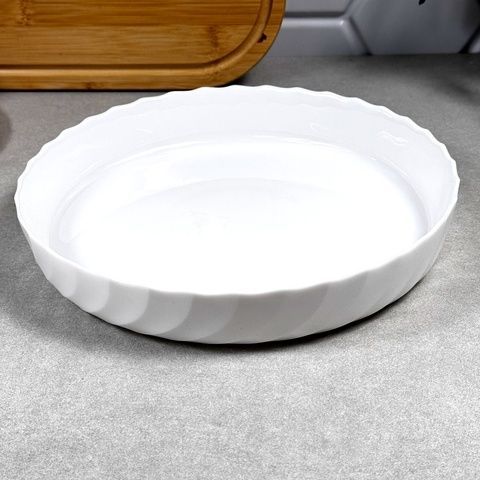 Форма для запікання кругла 26 см біла Luminarc Trianon P4021 Luminarc