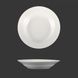Тарелка круглая глубокая фарфоровая 9,5" HLS Extra white 200 мл (W0109)