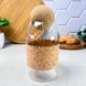 Скляна банка з корковою кришкою-кулькою 800 мл Cork