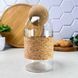 Скляна банка з корковою кришкою-кулькою 800 мл Cork
