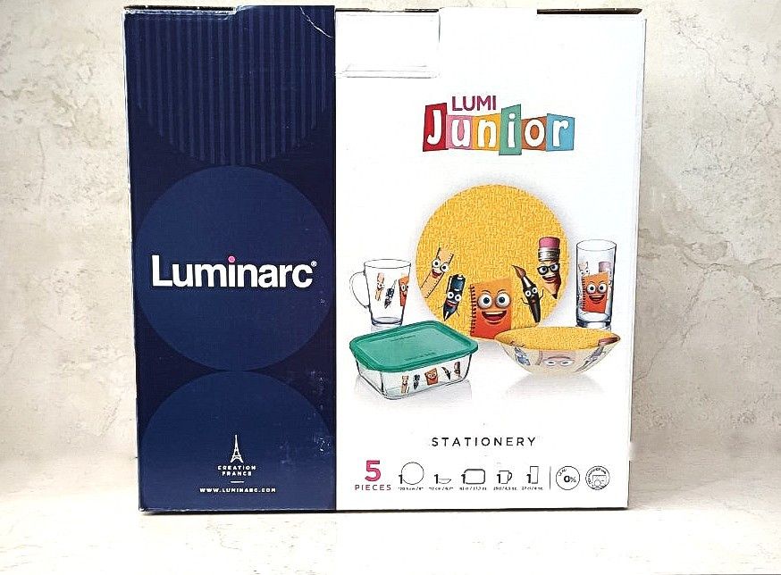 Дитячий набір столового посуду Luminarc Stationery з 5 предметів (P7866) Luminarc