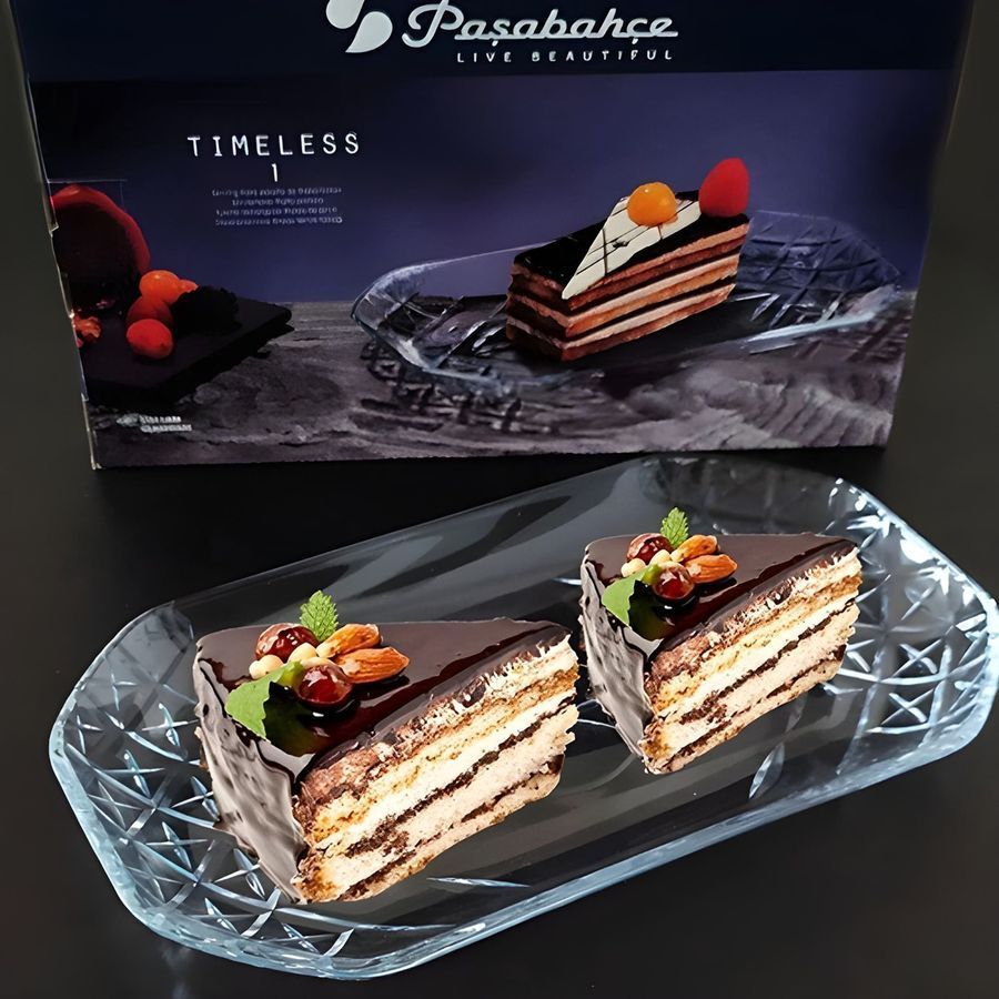 Стеклянное сервировочное блюдо 30 см Pasabahce Timeless Pasabahce