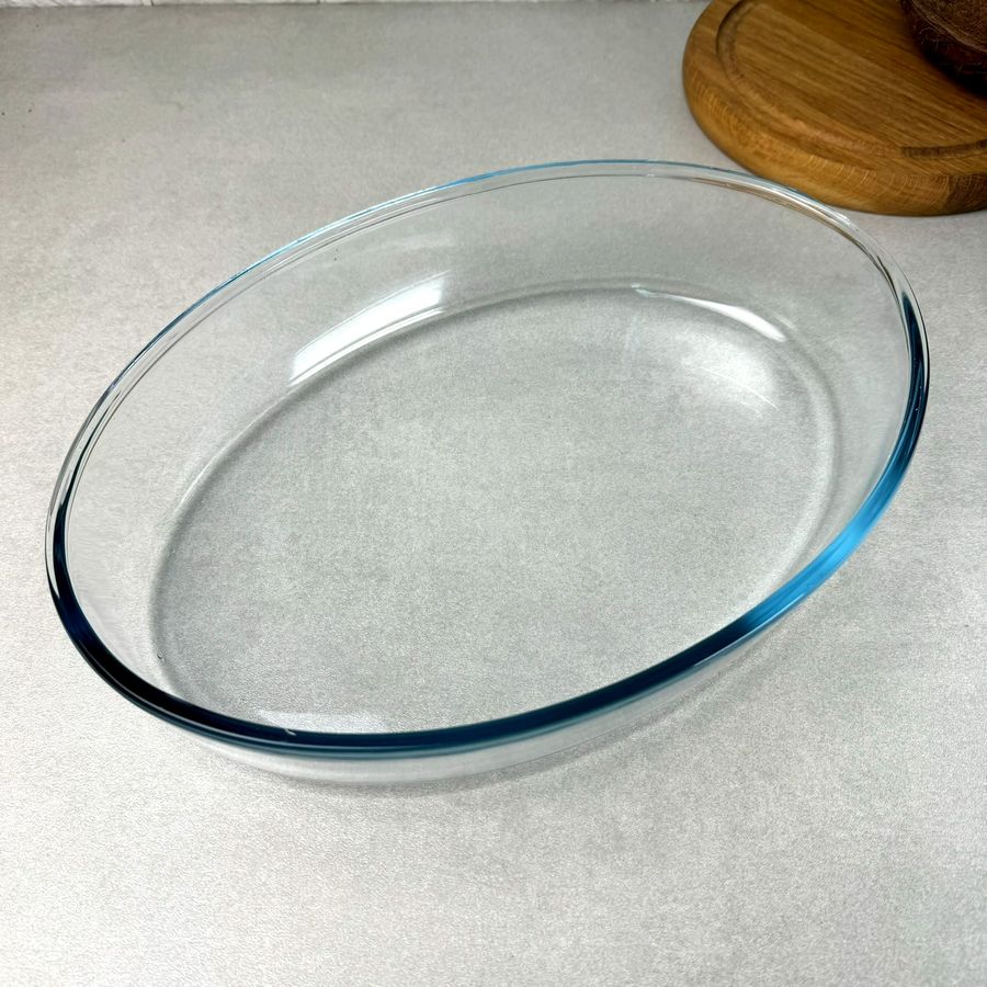 Овальная жаропрочная форма для запекания 2.36 л Borcam, жаропрочная посуда Borcam