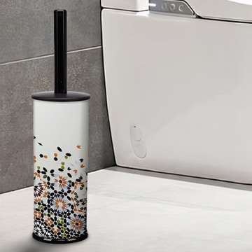 Туалетный ерш в высокой цилиндрической подставке Мозаика, 530 Elif Elif Plastik