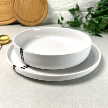 Суповая тарелка 21.5 см Крем ARDESTO Trento Ardesto