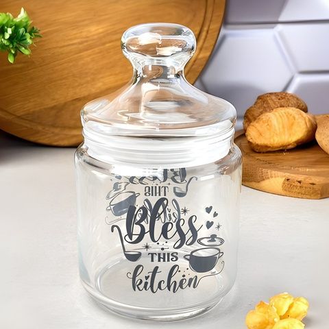 Стеклянная банка с крышкой для сыпучих продуктов 0.75 л Luminarc Kitchen Bless Club Luminarc