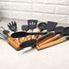 Набір кухонного приладдя 12 предметів графітового кольору Kitchen Set