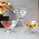 Креманка стеклянная с цветами ОСЗ "Виктория" 80х125мм (8160)