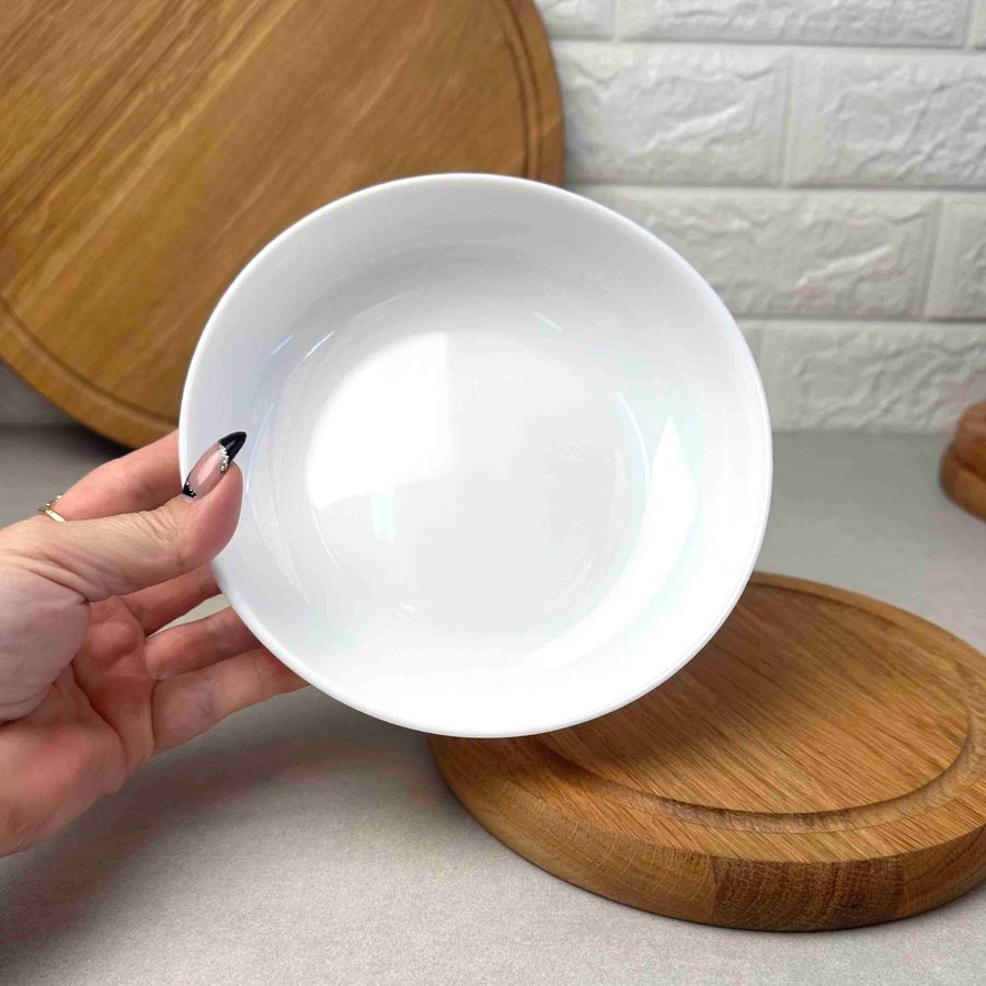 Біла супова тарілка з високими бортиками Luminarc Friend Time 17 см (P6280) Luminarc