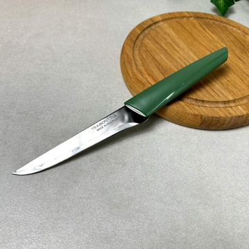 Нож кухонный универсальный 25.5 см Tramontina LYF Зелёная рукоять Tramontina