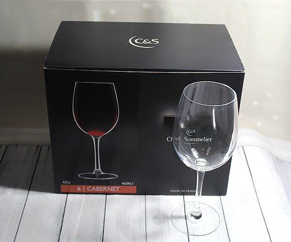 Набір келихів для білого та червоного вина Arcoroc "Cabernet" 470 мл (46961) Arcoroc