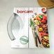 Кругла скляна форма-гриль для запікання 32 см BORCAM GRILL