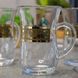 Чашки для турецького чаю (рюмки з серії side) з золотом Гусь-Хрустальний ", рюмки з серії side" 150 мл 6 шт