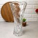 Скляна ваза з декором 23.5 см Тюльпани