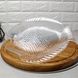 Набор стеклянных тарелок в форме рыбы Pasabahce Марине 260х210 мм 6шт (10257)