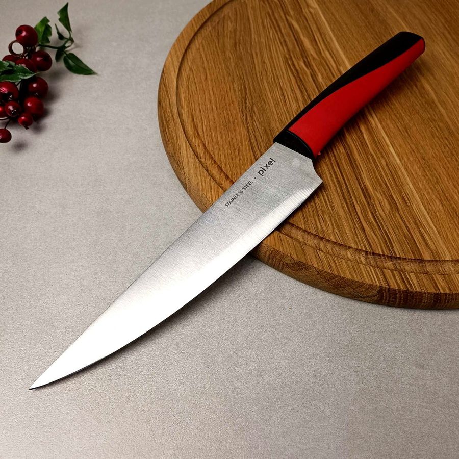 Кухарський ніж зі зручною пластиковою ручкою 20 см, Ring RINGEL