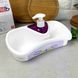 Дозатор для моющего средства для кухни с подставкой для губки и моющих средств