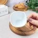 Білі квадратні чашки 220 мл 6 шт Luminarc CARINE White