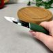 Нож кухонный овощной 76 мм Tramontina LYF Зелёная рукоять