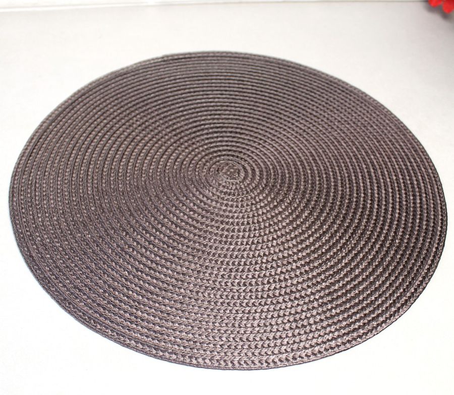 Кругла підставна банкетна сервіровочна серветка під тарілку 38 см Hell