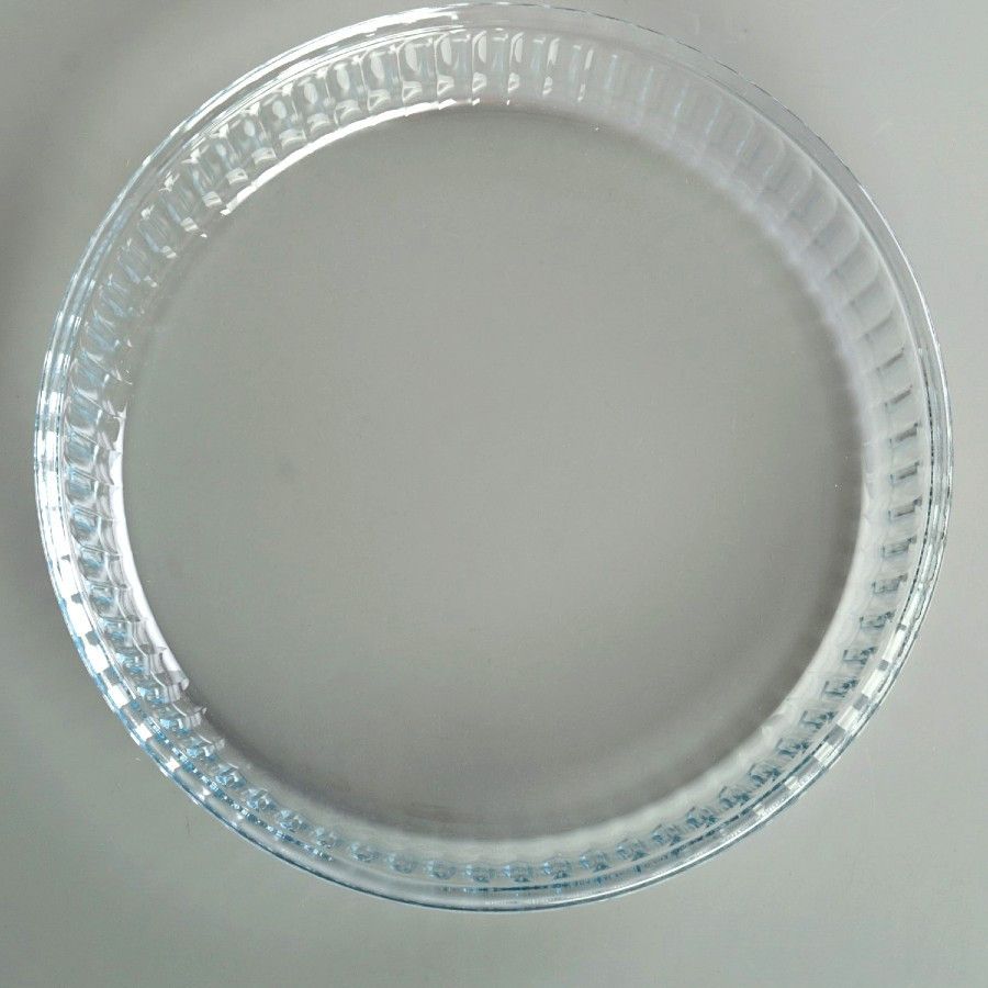 Кругла скляна форма для випічки 28 см з рифленими бортиками Termisil Termisil