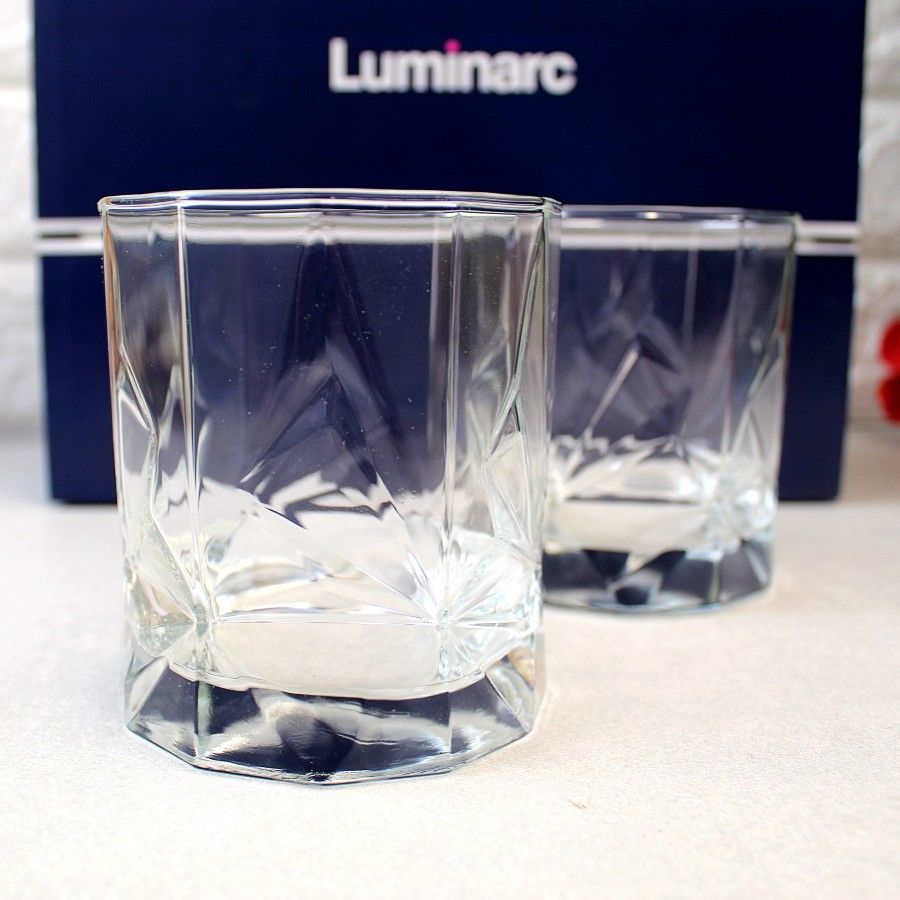Низькі склянки для віскі Luminarc Рош 340 мл 4 шт Luminarc