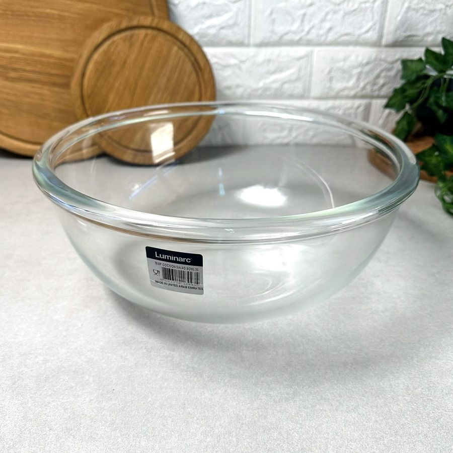 Большая стеклянная миска 30 см Luminarc Cocoon Bowl Luminarc
