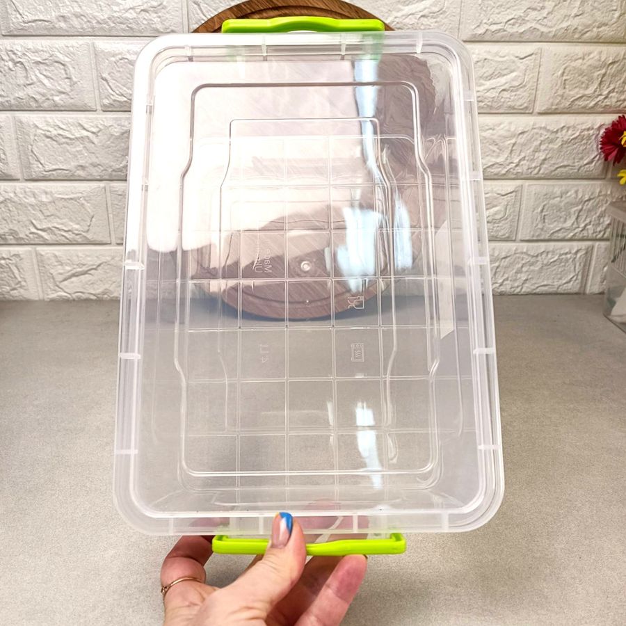 Пластиковый контейнер для хранения пищи 4л с крышкой Элит Ал-Пластик